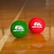 Champion Sports Dodge Ball Set, Low-Bounce, 6", 6/Set, Assorted CSIRXD6SET - alternate 4